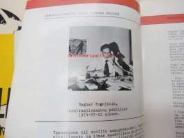 Algolia - Algol Oy sisäinen henkilökunta- ja yritysjulkaisu vuosilta 1963, 1964, 1966, 1967, 1969, 1970, 1971, 1972, 1973, 1974, 1975