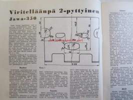 Moottori-urheilu 1962 nr 10 -mm. Trumppa meni lujaa, Lentävä skotti lähti pois, Trial tarinoita, lamput loistavat motocrossi, Viritelläänpä 2-pyttyinen java