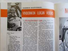 Moottori-urheilu 1962 nr 10 -mm. Trumppa meni lujaa, Lentävä skotti lähti pois, Trial tarinoita, lamput loistavat motocrossi, Viritelläänpä 2-pyttyinen java