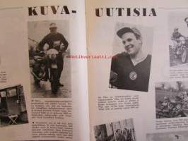 Moottori-urheilu 1962 nr 8 -mm. Mike maailman mestari, Hollannin Dutch TT, Mistä kenkä puristaa, Leningradin valloitusta johti ruotsalainen totte Hallman,