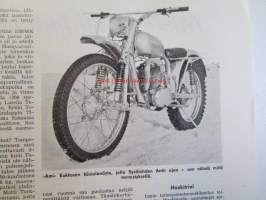 Moottori-urheilu 1962 nr 4 -mm. vuosikymmen moottoriurheilua, mies modenasta, trial tarinoita, mistä kenkä puristaa, ja sitten tankki täyteen, aurinkoinen