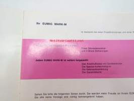 Eumig Mark M projektor -käyttöohjekirja saksaksi