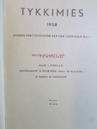 Tykkimies 1958. Suomen kenttätykistön säätiön vuosikirja N:o 1