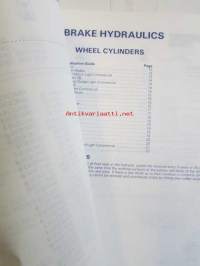 Unipart MMM 1160 Brake, Hydraulics (Master cylinders, Wheel cylinders, Brake hoses) - Jarrut, Hydrauliikkan Varaosaluettelo, katso kuvista sisällys tarkemmin.