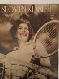 Suomen Kuvalehti 1952 nr 23 -mm. Maailma pyörii Gina Lollobrigida Kio Yamauchi Viktor Sjöström Anthony Eden, Isotkin miehet nypläävät Raumalla, Oliko maailman