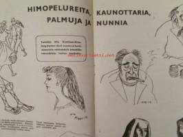 Suomen Kuvalehti 1952 nr 23 -mm. Maailma pyörii Gina Lollobrigida Kio Yamauchi Viktor Sjöström Anthony Eden, Isotkin miehet nypläävät Raumalla, Oliko maailman