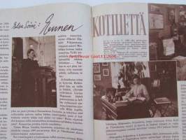 Kotiliesi 1952 nr 7, 1.4.1952, huhtikuu I numero, Kansikuva Suurkirkko, Fazer / Disney, Arkkipiispatar Kirsti Salomies, Vaalijala vajaamielisille lapsille, Kieku...