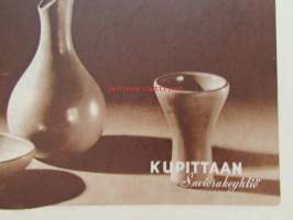 Kotiliesi 1952 nr 7, 1.4.1952, huhtikuu I numero, Kansikuva Suurkirkko, Fazer / Disney, Arkkipiispatar Kirsti Salomies, Vaalijala vajaamielisille lapsille, Kieku...