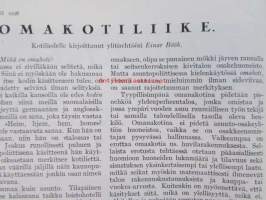 Kotiliesi 1928 nr 16, Kansikuva Ingrid Ruin - Aamukahvi, Chevrolet Imperial, Herneiden ja papujen yksinkertaisia säilöntätapoja, Pappilan emännän huolia 1890-luvulla