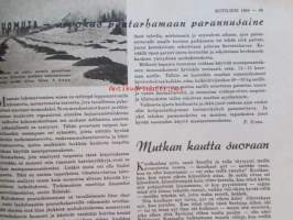 Kotiliesi 1944 nr 3 -mm. Puolukasta paras jälkiruoka, Perheenemäntä tarkasta lukkosi, Lappikin tarvitsee Emäntäkoulunsa, agronomi Rauha Hakola