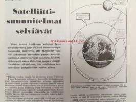 Tekniikan Maailma 1956 nr 5 -mm. Radio-ohjattu pienoisauto, Yksinkertainen ja pienikokoinen matkaradio (kaaviot, kytkennät, kelat, osien sijoittelu, viritys,