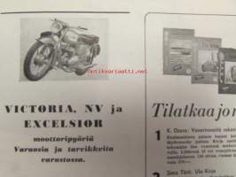 Tekniikan Maailma 1956 nr 5 -mm. Radio-ohjattu pienoisauto, Yksinkertainen ja pienikokoinen matkaradio (kaaviot, kytkennät, kelat, osien sijoittelu, viritys,