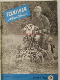 Tekniikan Maailma 1956 nr 9 -mm. Putkentaivutuslaite kupariputkelle, Adox 300 mielenkiintoinen kamerauutuus, Transistorikatsaus, Pohjois-Amerikan arktinen