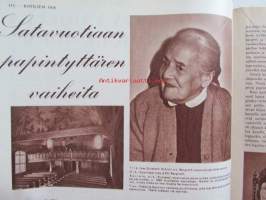 Kotiliesi 1958 nr 7 -mm. Kotilieden keittiöstä pääsiäismakeiset, Tunnetko Turun Tuomiokirkkoa?, Uusi muoti vaatii arvostelukykyä, Emäntä opettajana