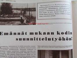 Kotiliesi 1958 nr 20 -mm. Hedelmätarhan jänisaita omasta valimosta, Kun isä lampun ostaa, Hortonomi Esko Puupponen Orkidea tropiikin loistoa ikkunalla, Pentti