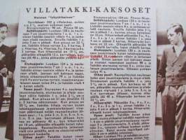 Kotiliesi 1953 nr 19 -mm. Suoria sanoja pesemisestä, Pois jyrsijät puutarhasta, Peruspuku uusi seitsemän kertaa viikossa, Uuden varjostimen hetki, Kotitalous