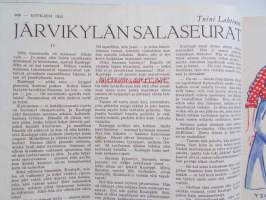 Kotiliesi 1953 nr 19 -mm. Suoria sanoja pesemisestä, Pois jyrsijät puutarhasta, Peruspuku uusi seitsemän kertaa viikossa, Uuden varjostimen hetki, Kotitalous