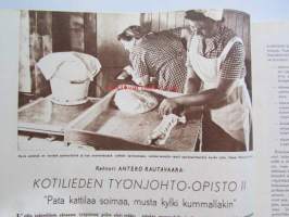 Kotiliesi 1953 nr 19 -mm. Suoria sanoja pesemisestä, Pois jyrsijät puutarhasta, Peruspuku uusi seitsemän kertaa viikossa, Uuden varjostimen hetki, Kotitalous