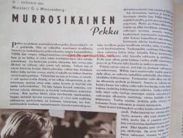 Kotiliesi 1954 nr 2  tammikuu -mm. Herkullinen patapaisti huokeasta lihasta, Keskipäivän ruokailu välipalaka vai pääateria, Jalat leikkien terveeksi, Kumpi