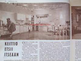 Kotiliesi 1954 nr 2  tammikuu -mm. Herkullinen patapaisti huokeasta lihasta, Keskipäivän ruokailu välipalaka vai pääateria, Jalat leikkien terveeksi, Kumpi