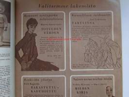 Kotiliesi 1954 nr 2  tammikuu -mm. Herkullinen patapaisti huokeasta lihasta, Keskipäivän ruokailu välipalaka vai pääateria, Jalat leikkien terveeksi, Kumpi