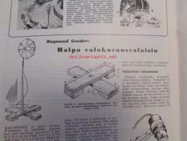 Tekniikan Maailma 1957 nr 3 -mm. Yleisvene &quot;perhevene V&quot; piirrustukset, Tehkäämme maaliruisku, Transistorivahvistimia, ULa-vastaaotin Hi-Fi vastimia varten,