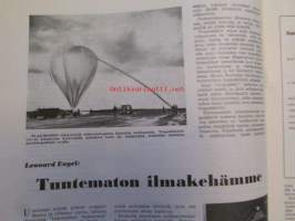 Tekniikan Maailma 1957 nr 3 -mm. Yleisvene &quot;perhevene V&quot; piirrustukset, Tehkäämme maaliruisku, Transistorivahvistimia, ULa-vastaaotin Hi-Fi vastimia varten,