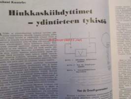 Tekniikan Maailma 1957 nr 3 -mm. Yleisvene &quot;perhevene V&quot; piirrustukset, Tehkäämme maaliruisku, Transistorivahvistimia, ULa-vastaaotin Hi-Fi vastimia varten,