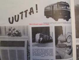 Tekniikan Maailma 1957 nr 3 -mm. Yleisvene &quot;perhevene V&quot; piirrustukset, Tehkäämme maaliruisku, Transistorivahvistimia, ULa-vastaaotin Hi-Fi vastimia varten,