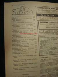 Kotiliesi 1947 nr 8.  Kevät 1947 ajankuvaa. Artikkeli kuvineen Eteläpohjalaisen emännän kevätleipomukset / johtaja Hilja Massinen Kauhajoen kotitalousopisto