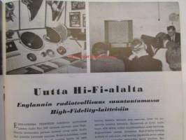 Tekniikan Maailma 1957 nr 5 -mm. Eero Laaksovirta Phenidon uusierinomainen kehitysaine, K.Osara Jollavene II rakennepiirrustukset, Tehkää itse kevyt