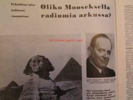 Tekniikan Maailma 1957 nr 5 -mm. Eero Laaksovirta Phenidon uusierinomainen kehitysaine, K.Osara Jollavene II rakennepiirrustukset, Tehkää itse kevyt