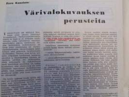 Tekniikan Maailma 1957 nr 7 -mm. Kannessa Corvair 440 metropolitan, Värivalokuvauksen perusteita, AK 8 2x8 mm Kaitafilmikamera, Wartburgin uudet mallit ( de Luxe,