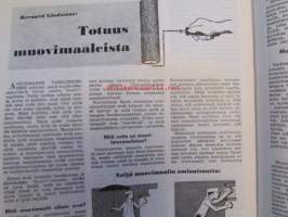 Tekniikan Maailma 1957 nr 8 -mm. Kannessa Snecma &quot;lento-Atar&quot; C-400 koekone, Fiat 500, Värivalokuvauksen perusteita, Unikeot hereille tavallisen herätyskellon