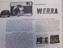 Tekniikan Maailma 1957 nr 8 -mm. Kannessa Snecma &quot;lento-Atar&quot; C-400 koekone, Fiat 500, Värivalokuvauksen perusteita, Unikeot hereille tavallisen herätyskellon