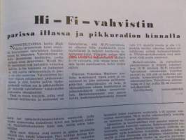 Tekniikan Maailma 1957 nr 8 -mm. Kannessa Snecma &quot;lento-Atar&quot; C-400 koekone, Fiat 500, Värivalokuvauksen perusteita, Unikeot hereille tavallisen herätyskellon