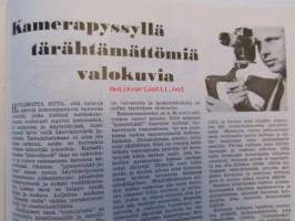 Tekniikan Maailma 1957 nr 9 -mm. Akvaario omin voimin, Rakentakaa itse sähkösirkkeli rakennepiirrustus, Transistoriperheen uusi jäsen Kaksoiskantadiodi,