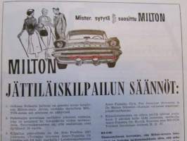 Tekniikan Maailma 1957 nr 11 -mm. Kannessa Tekokuu Sputnik 1, Pikuautolle talli rakennuspiirrustukset, Kiikarista teleobjektiivi, Asahiflex, He työskentelevät