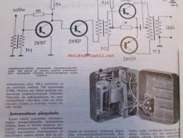 Tekniikan Maailma 1957 nr 12 -mm. Kannessa Suomalainen pienoisauton prototyyppi, Kuukauden kytkentäkaavio monipuolinen 2,5W pienoisvahvistin, Käsitelkää