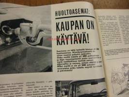 Tuulilasi 1969 / 4 sis mm ,Huoltoasemat,kaupan on käytävä !.Mitä miettii Alfa-Romeo ?.Renault 8 S.Koeajossa Saab 99.Ruotsin matkailuperävaununäyttely