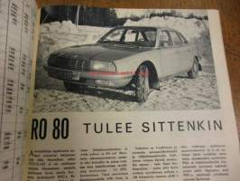 Tuulilasi 1969 / 4 sis mm ,Huoltoasemat,kaupan on käytävä !.Mitä miettii Alfa-Romeo ?.Renault 8 S.Koeajossa Saab 99.Ruotsin matkailuperävaununäyttely