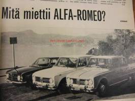 Tuulilasi 1969 / 4 sis mm ,Huoltoasemat,kaupan on käytävä !.Mitä miettii Alfa-Romeo ?.Renault 8 S.Koeajossa Saab 99.Ruotsin matkailuperävaununäyttely