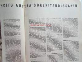 Kotiliesi 1964 nr 3 -mm. Oikotietä ammattiin, Kolmen polven perheasuntoViihdymme vanhojen esineiden parissa, Puhtauden paino, Katkeruus tuli sydämmestä, Made on