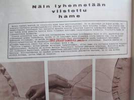 Kotiliesi 1962 nr 2  Tammikuu -mm. Omakotitalo suunniteilla, Helvi Wagner käsittele oikein ruoka-aineita, Outo aviomieheni, Maailman nälkä painaa naisten