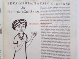 Kotiliesi 1962 nr 2  Tammikuu -mm. Omakotitalo suunniteilla, Helvi Wagner käsittele oikein ruoka-aineita, Outo aviomieheni, Maailman nälkä painaa naisten