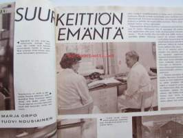 Kotiliesi 1962 nr 2  Tammikuu -mm. Omakotitalo suunniteilla, Helvi Wagner käsittele oikein ruoka-aineita, Outo aviomieheni, Maailman nälkä painaa naisten