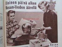 Kotiliesi 1962 nr 11 -mm. Riika Romppasen pukukangas, Voiko oppia rakastamaan, Milloin talo isältä pojalle, Äänettömyyteen suojapuku, Marjakauden herkkuja,