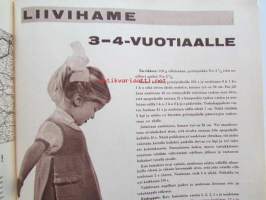 Kotiliesi 1962 nr 7 -mm. Miksei laulu meijän lapset, Ravintorasvat ja terveytemme, Yksiö nuorenparin asuntona, Kun huhtikuun sade pisaroi puutarhaan, Kauhea