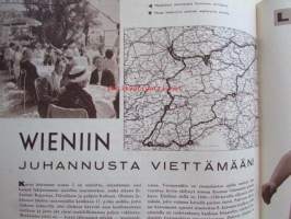 Kotiliesi 1962 nr 7 -mm. Miksei laulu meijän lapset, Ravintorasvat ja terveytemme, Yksiö nuorenparin asuntona, Kun huhtikuun sade pisaroi puutarhaan, Kauhea