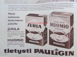 Kotiliesi 1962 nr 14 -mm. Pieniä kikkoja toppalangasta teippiin, Mittaamaton lomapäivä, Kuka saa kasvattaa, Osaatko rationalisoida ruokatavaran hankinnat?,